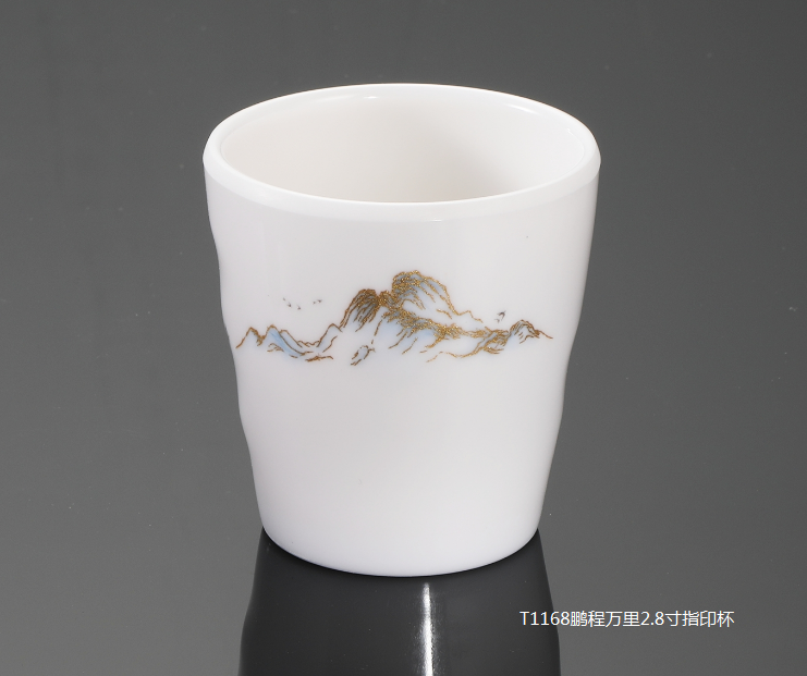 T1168鹏程万里2.8寸指印杯
