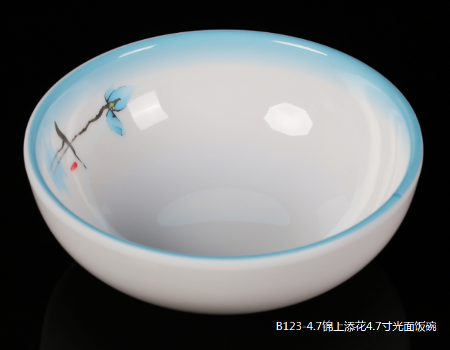 锦上添花B123-4.7  4.7寸光面饭碗