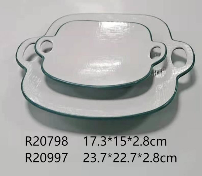 布纹绿白R20798  6.75