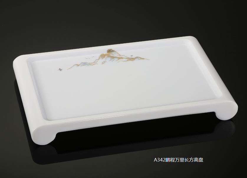 A342-12鹏程万里12寸14寸16寸长方高盘