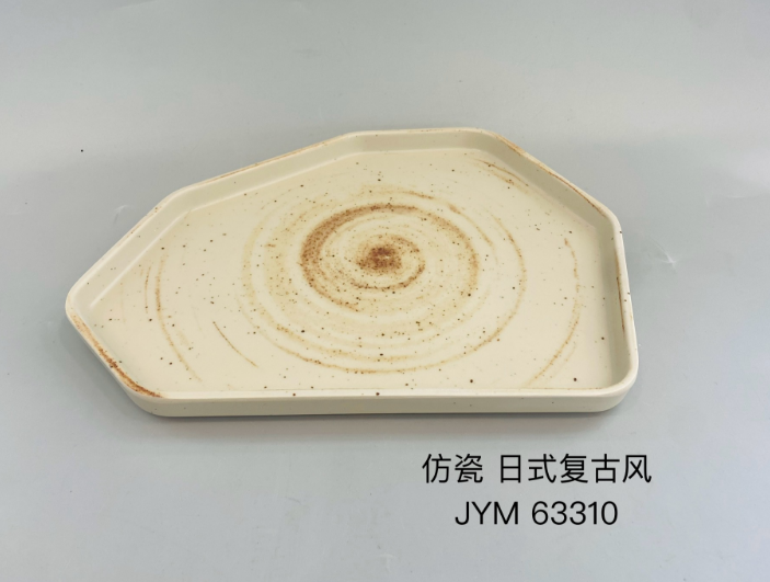 日式复古风63310 直角7边形碟