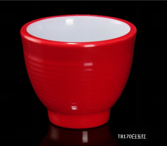 T8170白玉红3.3寸螺纹杯