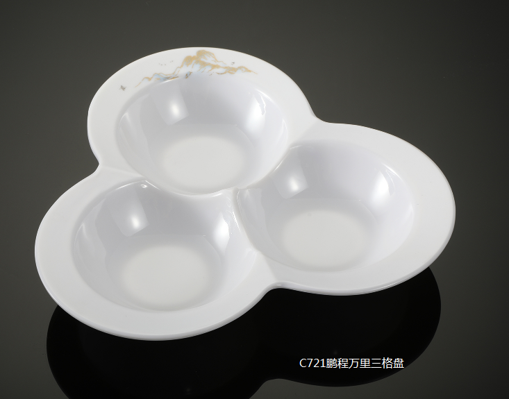 C721-9鹏程万里9寸三格盘