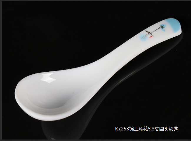 锦上添花K7253  5.3寸圆头汤匙
