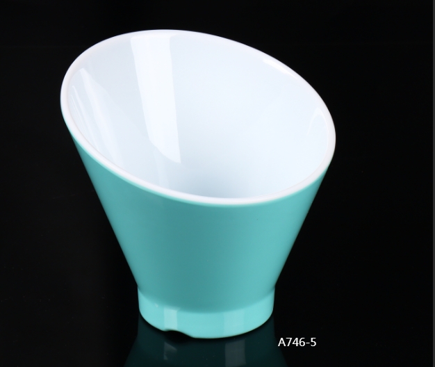 A746-5/6白玉绿5寸6寸青菜桶